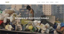 Desktop Screenshot of business-et-developpement-durable.com